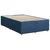 Vidaxl Box spring postelja z vzmetnico modra 120x190 cm blago