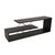 Hanah Home HANAH HOME Zigzag - temno rjava TV omarica, (20864504)