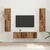 Vidaxl Komplet TV omaric 6 szt. Star les Konstruiran les