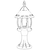 Lessentiel Maison Spoljna zidna lampa BSU-68184-BSY-K, 53 cm, IP65, E27, Crna