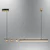 Opviq Luster 5707-AS , 120cm, Height: 160cm, 3000 K, 3200 lm, Zlatne boje