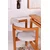Hanah home Set trpezarijski sto i 4 trpezarijske stolice Cheri 4S Hrast-Krem