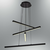 OPVIQ LED visilica L1244 Black