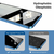 ENKAY Anti-Spy zaščitno steklo za iPhone 12 Mini | Full Glue, črn rob