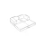 Atelier del Sofa Ugaona garnitura Comfort Mini, 190x95x75 cm, Antracit
