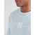 NEW ERA Majica MLB NEYYAN  pastelno modra / bela