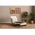 ATELIER DEL SOFA Sofa-krevet sa 1 sedaljkom Cosmo Single Teddy Fabric White