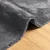 Tepih HUARTE kratkih vlakana meki i perivi antracit 200x200 cm