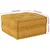 Modularna sofa 2 pcs Žuta 140 x 70 x 36 cm Tkanina