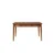 HANAH HOME Vina Walnut Cream set stola stolica i klupe
