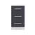 Hanah Home kuhinjski element Minar 4158, 45 cm, beli / antracit