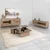HANAH HOME Komoda Paris Bronze Gold