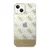 Maska Guess PC/ TPU Peony Glitter Script Logo za iPhone 14 Plus, Zlatna