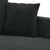 Vidaxl Kavč dvosed črn 140 cm žamet