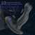 Paloqueth Plug with Vibrations & Finger Massage Mode Black
