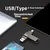 DM Damai USB Flash memorija, 128GB, USB 3.2, Type-C, Crna