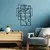 Wallity Zidna dekoracija Love-L, 70x52cm, Crna