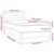 Vidaxl Box spring postelja z vzmetnico LED krem 90x200 cm blago