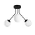 Opviq Luster Orion-13955, 56cm, IP20, Belo-crni