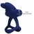 Pretty Love Francisco Blue Dual Vibrating Silicone Ring System D-239945