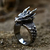 Prstan Dragon Head - SS8-966R
