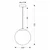 BRILAGI - Luster na sajli POLOS 1xE27/40W/230V prečnik 30 cm crna