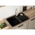 Deante ZKM N113 Granitna sudopera Drainer, Crna