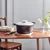 Ceramic Cocotte cooking pot, 28.5cm/4L, Sublime +, White&Slate - Emi