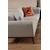 Atelier del Sofa Trosed na razvlačenje Cofi 90x80x222cm Krem