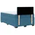 Vidaxl Box spring postelja z vzmetnico modra 120x190 cm žamet