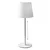 Get and Give LED stona lampa Selena, Podesiva visina, Punjiva, 4 nivoa osvetljenja, bela