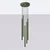 Sollux SL.1522 - Luster na sajli PASTELO 5xG9/8W/230V zelena