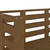 Vidaxl Vrtna klop medeno rjava 111,5x53x71 cm trdna borovina