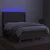 Vidaxl Box spring postelja z vzmetnico LED taupe 140x200 cm blago