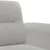 Fotelja svjetlosiva 60 cm od mikrovlakana