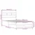 Vidaxl Kovinski posteljni okvir brez vzmetnice sonoma hrast 107x203 cm