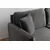Atelier del Sofa Ugaona garnitura Reya Antracit