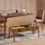 Hanah Home Klupa Vina, 110x48x40 cm, Smeđa