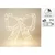 LED Spoljašnja božićna dekoracija 720xLED/6W/230V 46 cm IP44 toplo belo mašne/bela