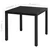 5-dijelni vrtni blagovaonski set od PVC ratana crni