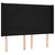 Vidaxl Box spring postelja z vzmetnico LED črna 140x190 cm blago