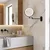 Stensko ogledalo LED Glow Black