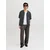 JACK & JONES Srajca JJEJEFF črna/bela