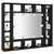 LED ormarić s ogledalom crni 91 x 15 x 76,5 cm