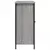 Komoda siva boja hrasta 100 x 33 x 75 cm konstruirano drvo