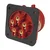 tp electric Ravna vtičnica 5P 32A 400V IP44 75x75 8064