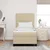 Vidaxl LED Box Spring Postelja Svetlo siva in bela. 80 x 200 cm