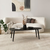 Hanah Home Klub sto Sweet 115x38x50cm Antracit