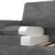 Set sofe 2 pcs Svjetlosiva Poliester
