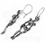 Uhani ALCHEMY GOTHIC - Skeleton - E9